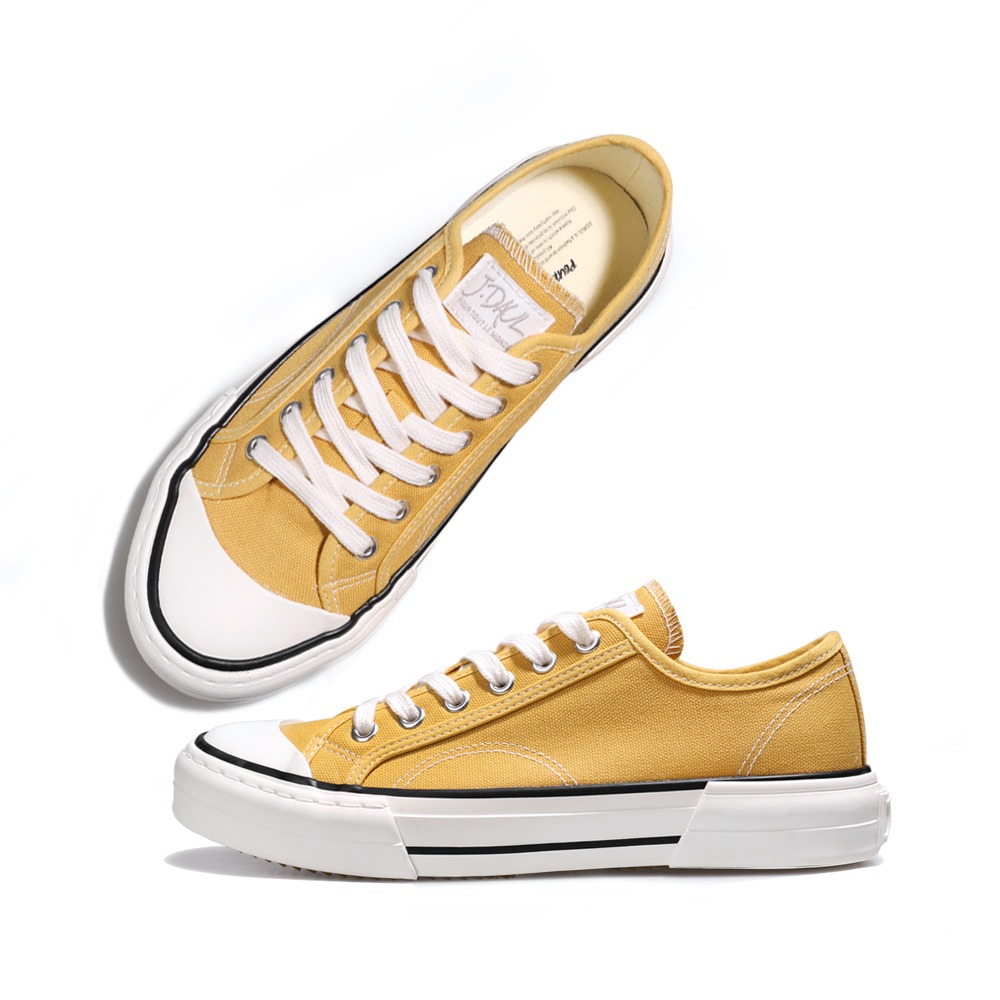 J. DOWL Sneakers Canvas Shoes SneakersSpub Bold Mustard JD00