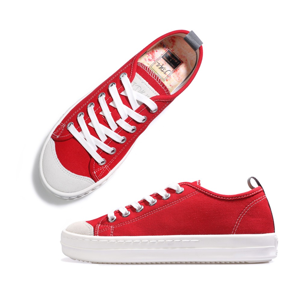 J.Dowool Sneakers Canvas Shoes Spurb N Red JD00